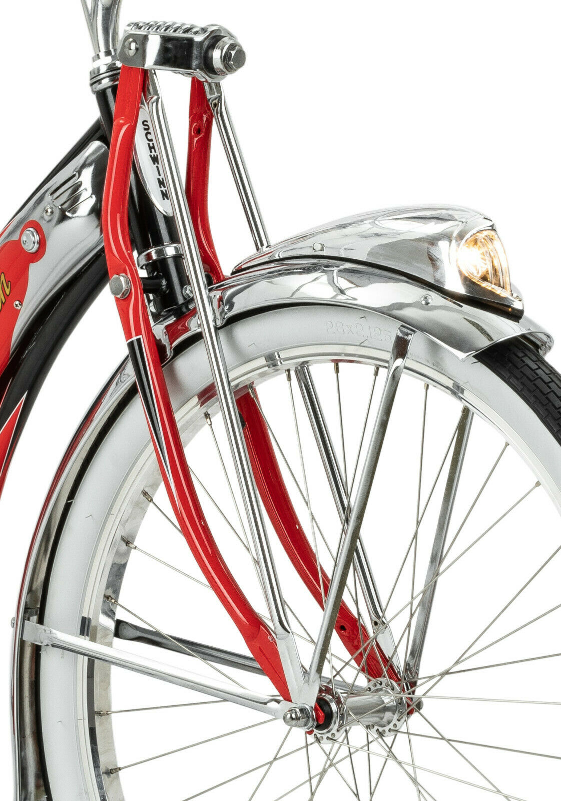 Schwinn Red Phantom Cruiser Bike, single speed, 26-inch wheels 125 Anniversary - Fresh Stock Dated December 2025