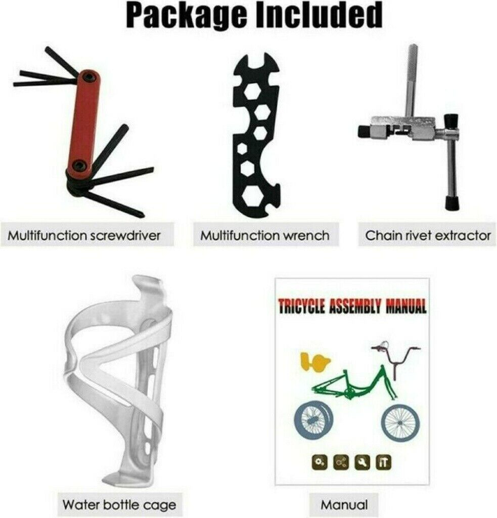 7 Speed Adults Trikes 26 inch 3-Wheeled Bicycles Cruiser Trike &Basket Women Men - Fresh Stock Dated January 2026