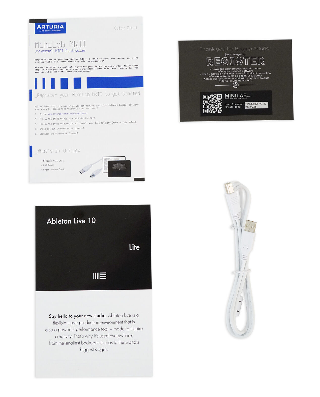 Arturia MiniLab MKII USB MIDI Bus Powered 25-key Keyboard Controller+Software - Fresh Stock Dated December 2025