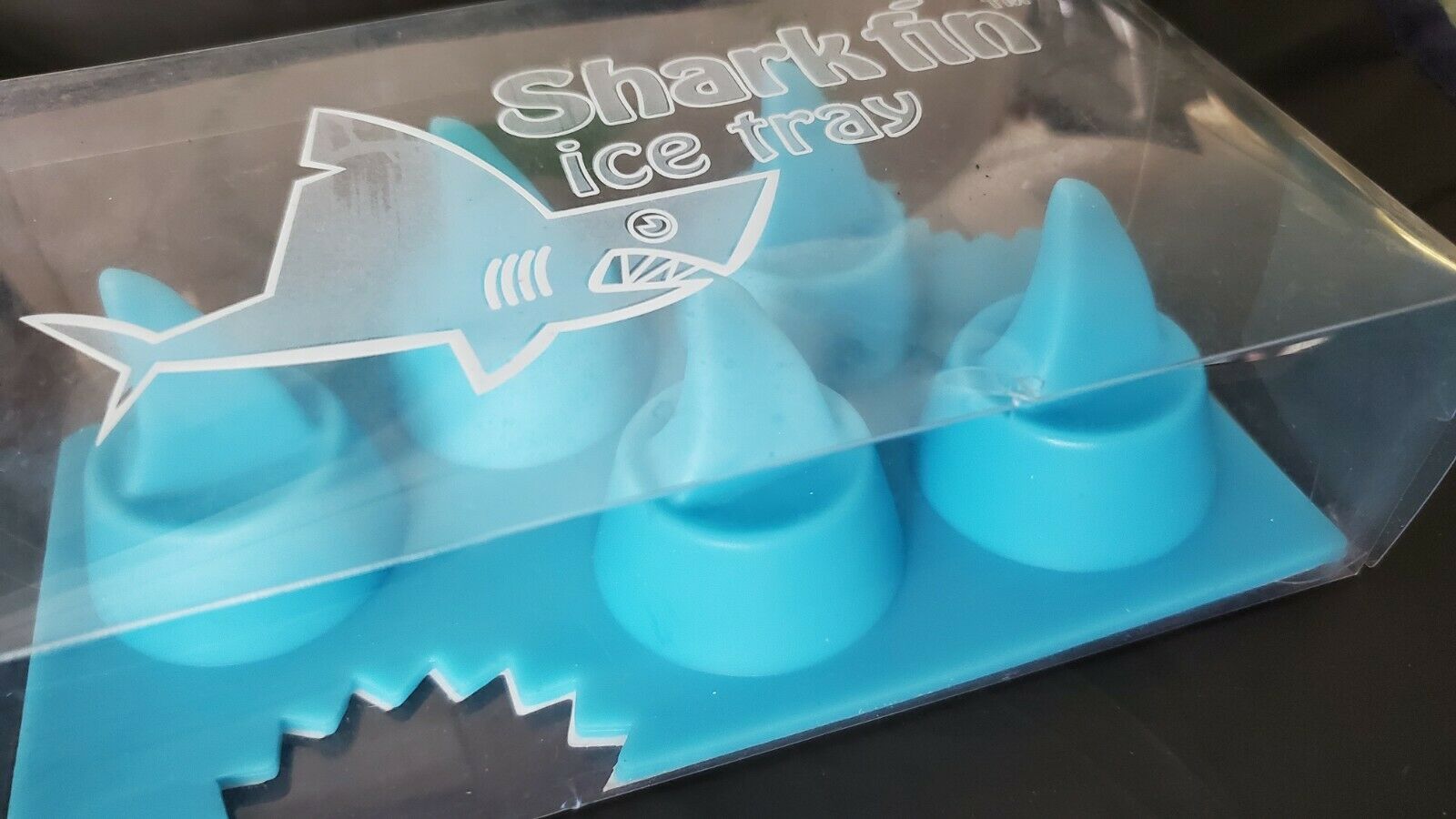 NEW! Shark Fin Mold Silicone Ice Tray - Fresh Stock Dated February 2026