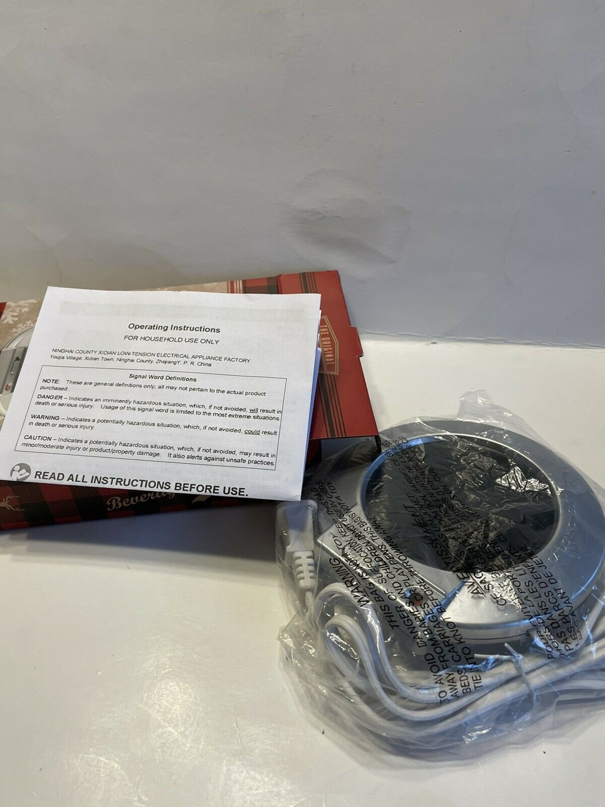 Beverage Warmer Fun Workshop Samsonico Cup Mug Warmer -B - Fresh Stock Dated February 2026