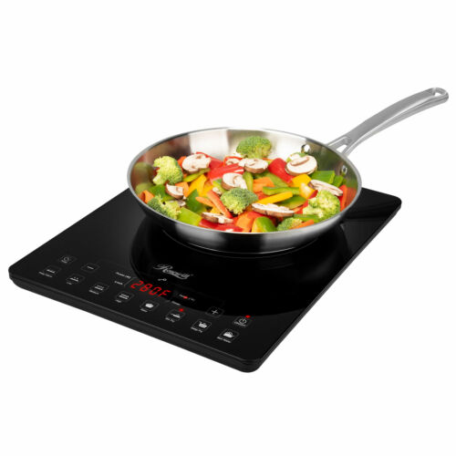 1500W Portable Induction Cooktop Countertop Burner with 15 Temp and Power Levels - Fresh Stock Dated January 2026