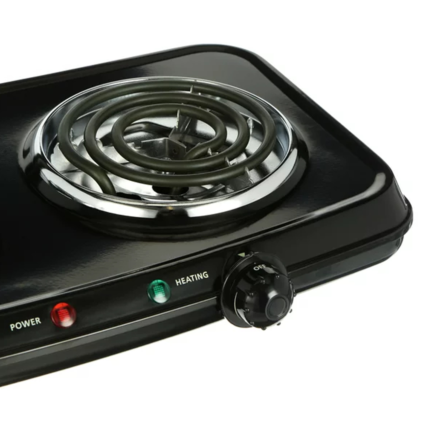 Mainstays Double Burner, 120V~ 1800W, Portable, Easy to Cook, Elegant Classic De - Fresh Stock Dated January 2026