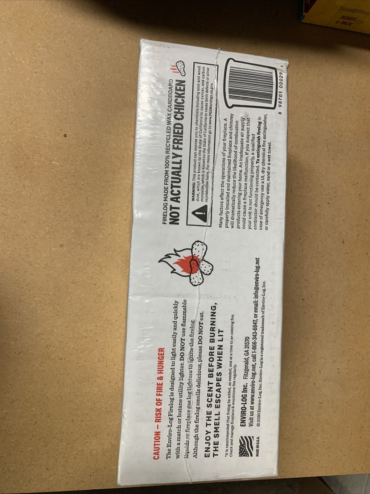 KFC Firelog with 11 Herbs and Spices - Fresh Stock Dated December 2025