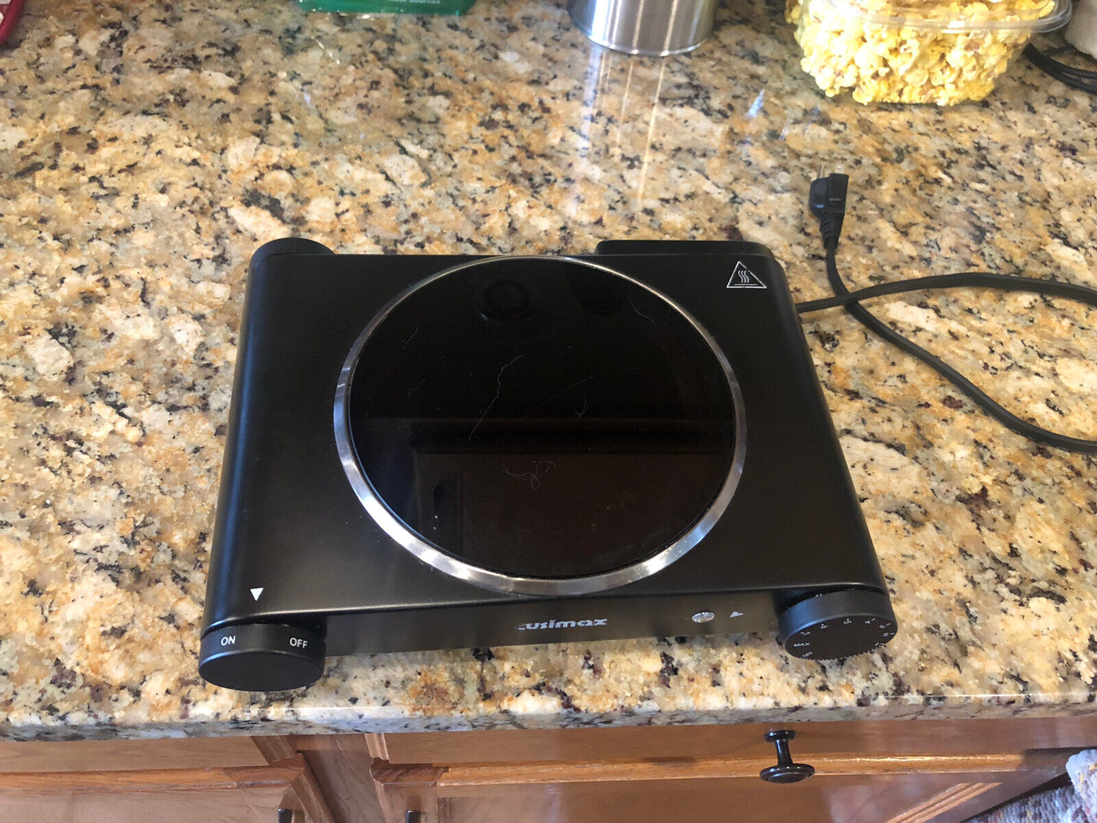 Induction Cooktop, CUSIMAX 1200W. 7” - Fresh Stock Dated February 2026