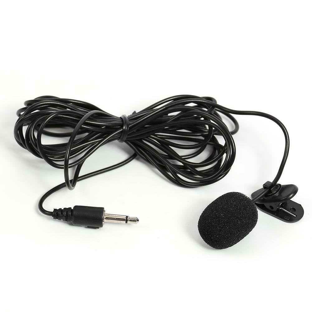 3.5 mm Stereo Jack Mini Car Microphone External Mic for Car DVD GPS Player - Fresh Stock Dated December 2025
