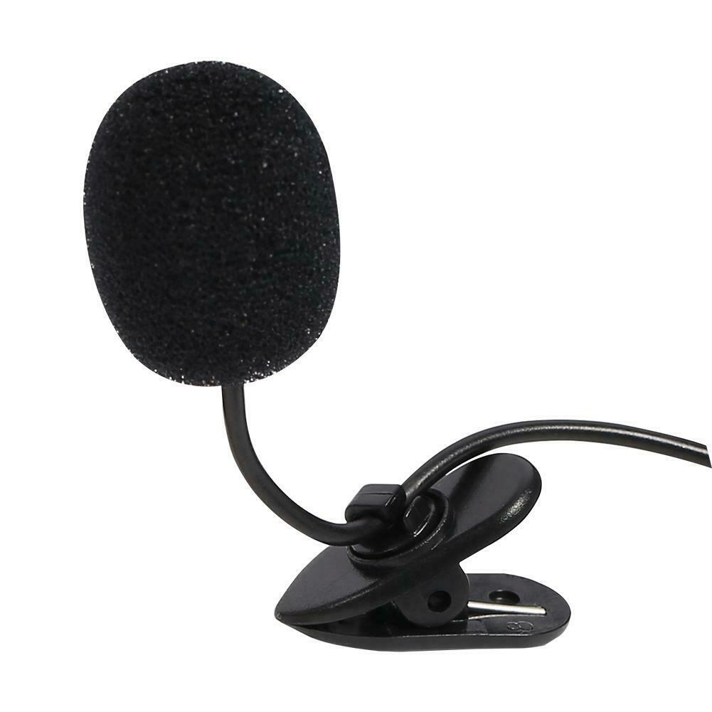 3.5 mm Stereo Jack Mini Car Microphone External Mic for Car DVD GPS Player - Fresh Stock Dated December 2025