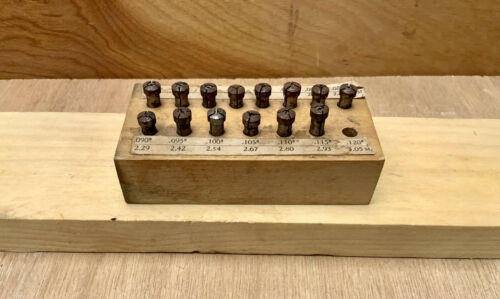 Vintage Set of Jewel Chucks - Collets, Thumb Screw Adjustable Watchmakers Tool! - Fresh Stock Dated December 2025