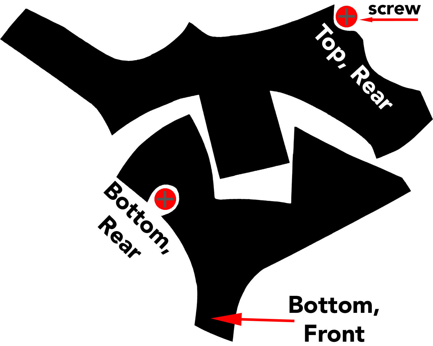 Black textured rubber grip tape overlay for Sony Playstation 4 / PS4 controller - Fresh Stock Dated February 2026