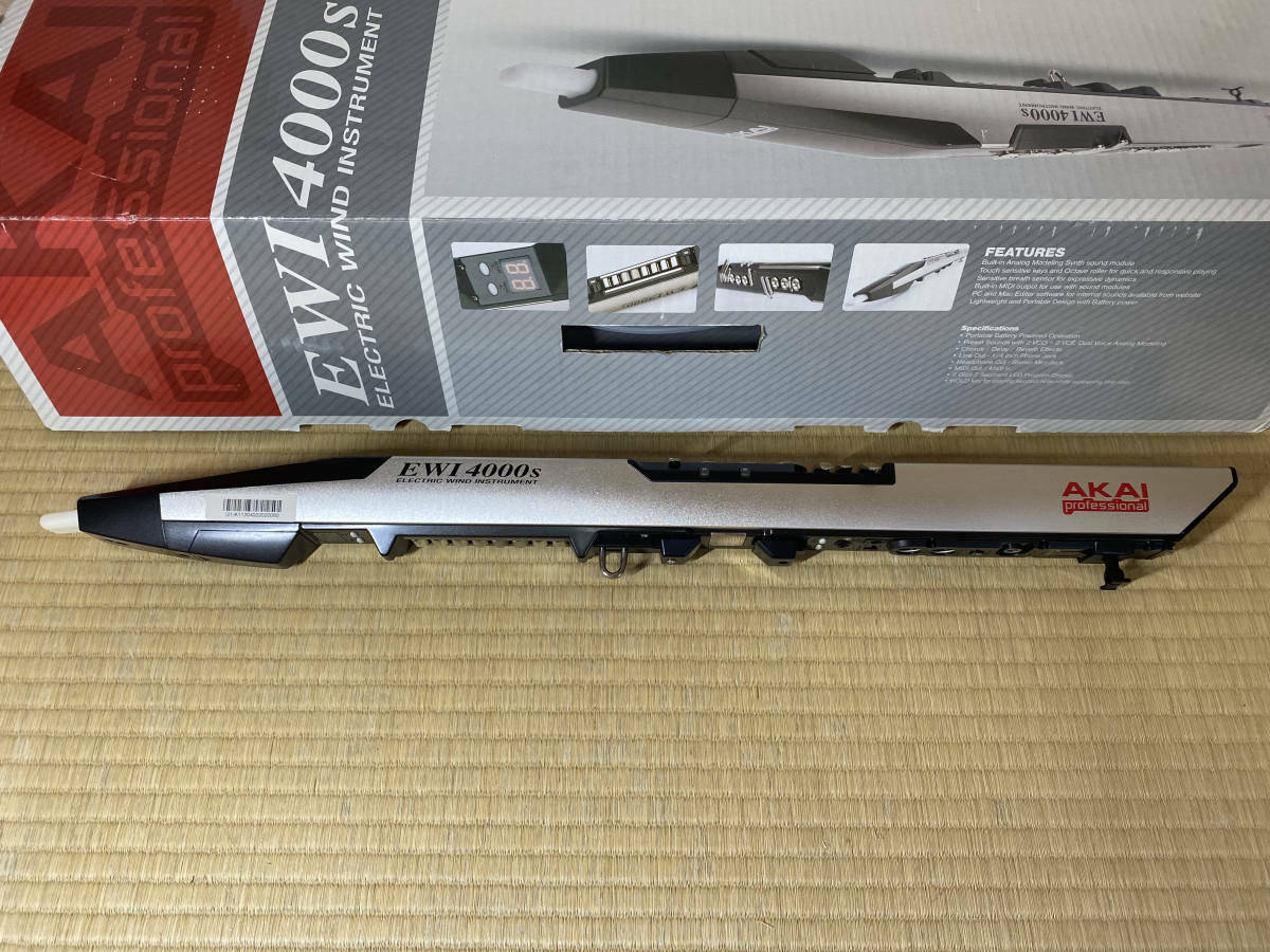 Used Akai EWI4000S Wireless Electronic Wind Synthesizer good condition F/S - Fresh Stock Dated December 2025