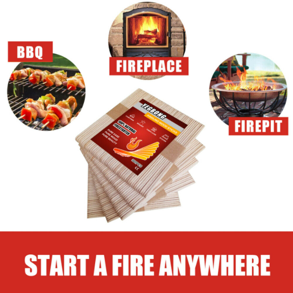 Kindling Wood Sticks for Wood Stoves Fireplaces Campfires  Burns Quickly - Fresh Stock Dated December 2025