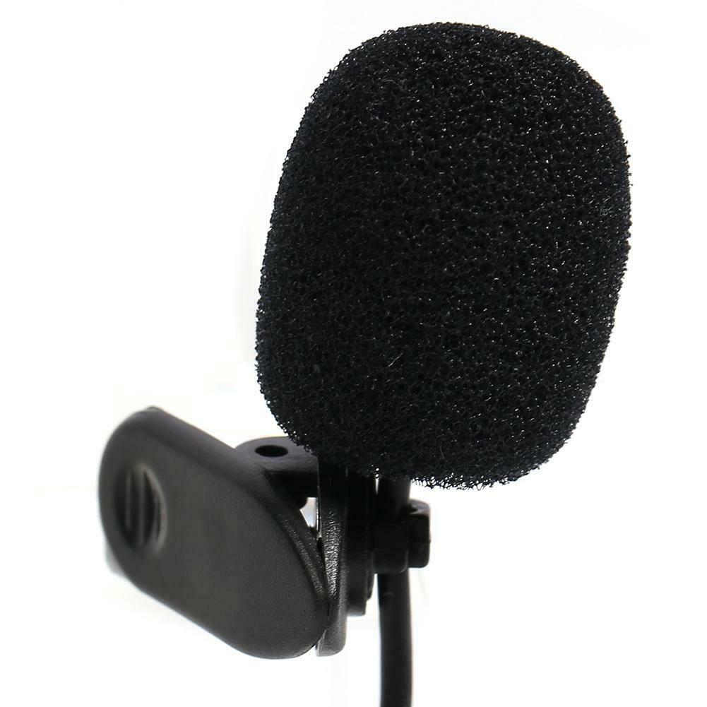 3.5 mm Stereo Jack Mini Car Microphone External Mic for Car DVD GPS Player - Fresh Stock Dated December 2025