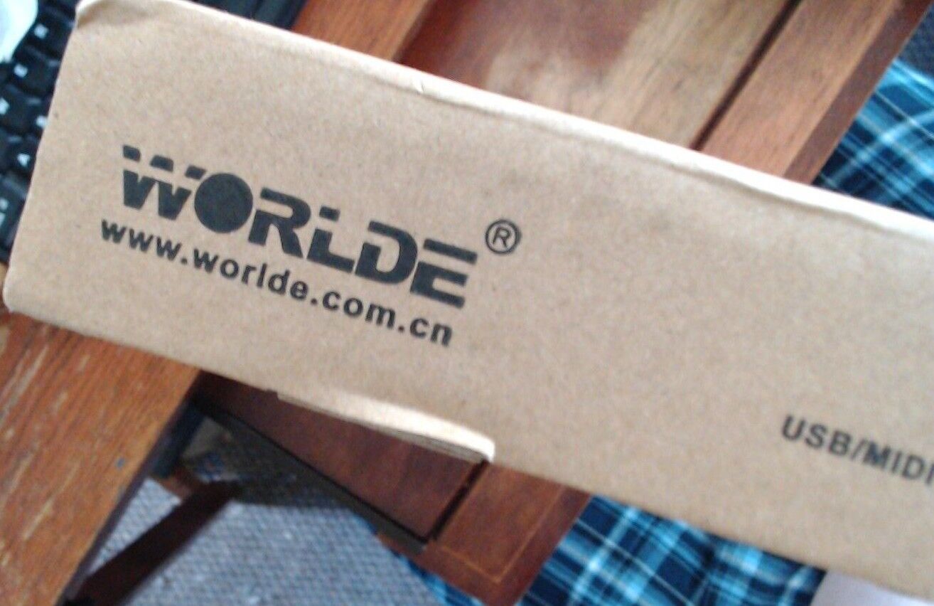 Worlde Panda Mini Black White 100mA 25 Key Portable USB MIDI Controller Keyboard - Fresh Stock Dated December 2025