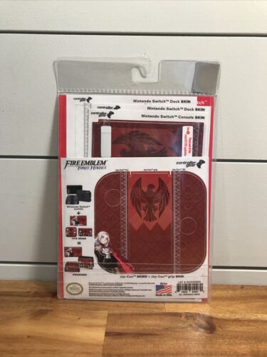 Fire Emblem Three Houses Black Eagles Nintendo Switch Skin & Screen Protector - Fresh Stock Dated December 2025