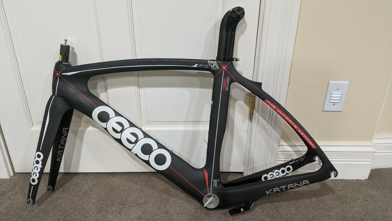 Ceepo Katana Medium Frameset - Fresh Stock Dated December 2025