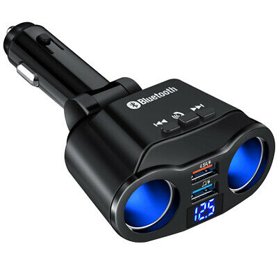 Bluetooth 5.0 Wireless Handsfree Car FM Transmitter MP3 Player Dual USB Charger# - Fresh Stock Dated December 2025