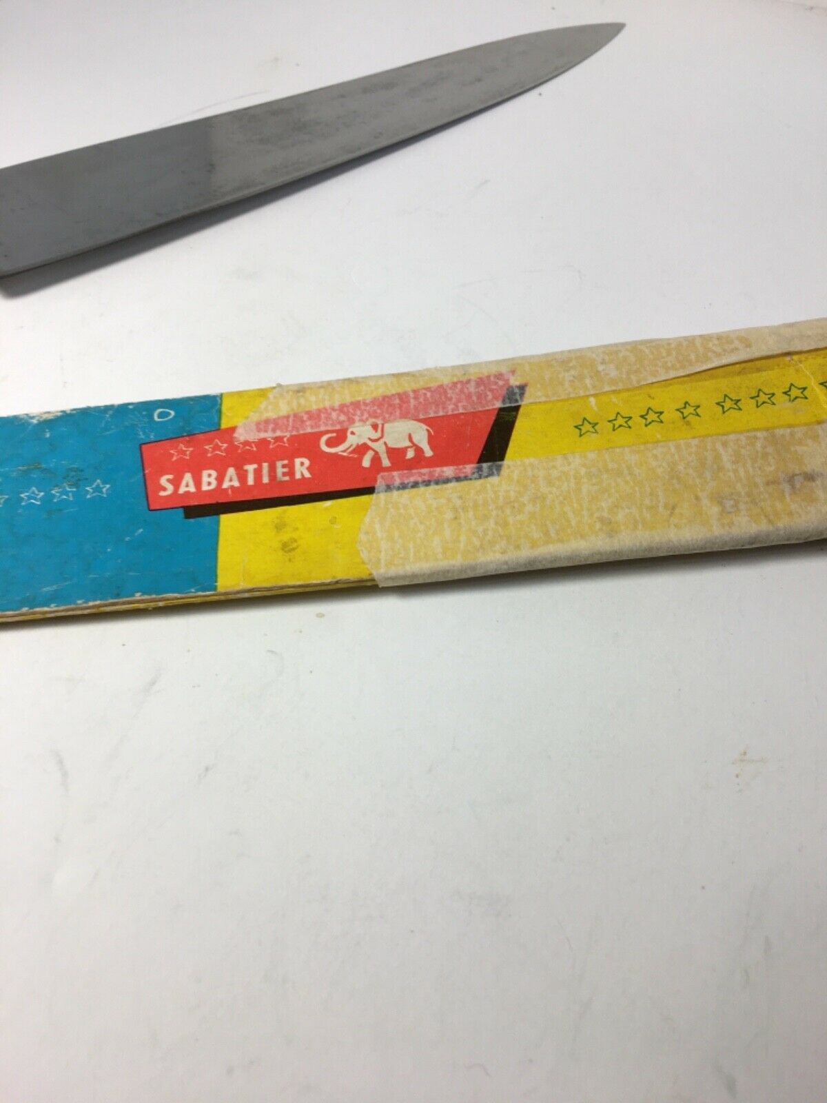 SABATIER  11 inch Chefs Knife VTG Professionally Sharpened/Restored Carbon Steel - Fresh Stock Dated January 2026