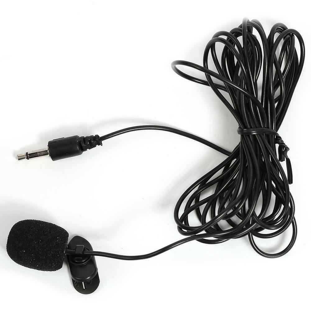 3.5 mm Stereo Jack Mini Car Microphone External Mic for Car DVD GPS Player - Fresh Stock Dated December 2025