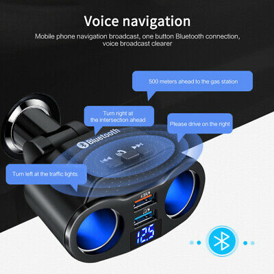 Bluetooth 5.0 Wireless Handsfree Car FM Transmitter MP3 Player Dual USB Charger# - Fresh Stock Dated December 2025