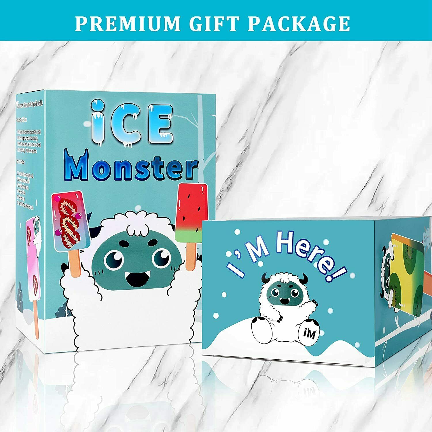 Ice Monster Silicone Popsicle Molds - Homemade Popsicles Mold for Kids - Fresh Stock Dated February 2026