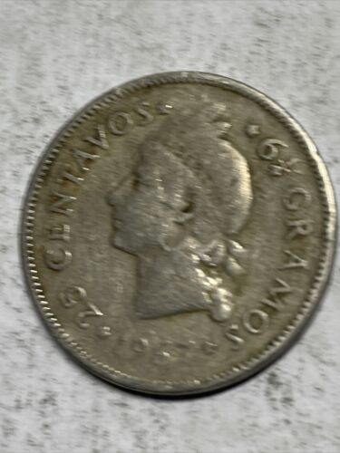 Dominican Republic 25 Centavos 1967 Item - Box 13 - Fresh Stock Dated December 2025