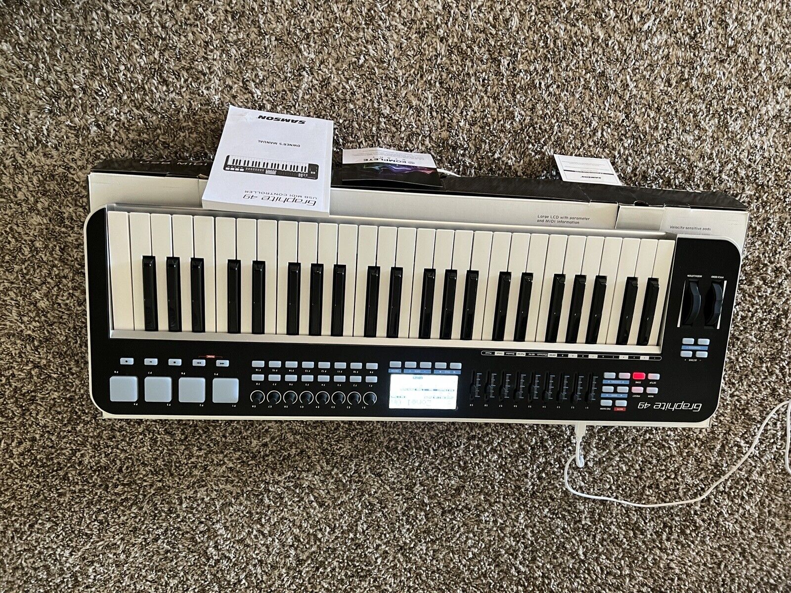 Samson Graphite 49 49-key Keyboard Controller - Fresh Stock Dated December 2025