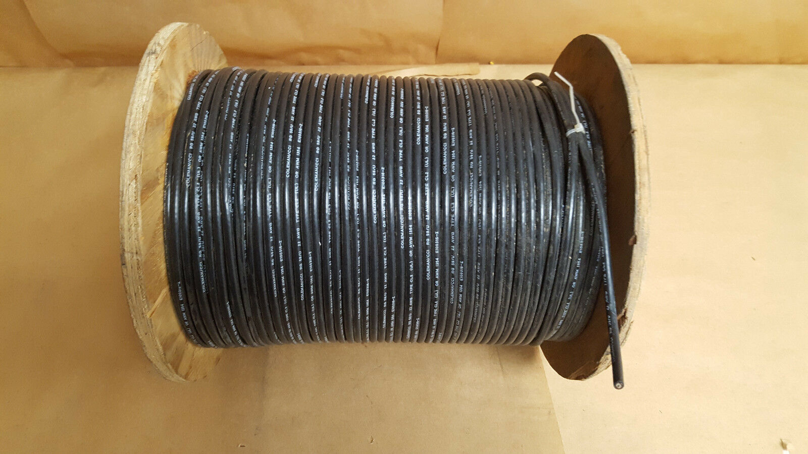 9910550608 1,000FT LIBERTY WIRE AND CABLE COLEMAN RG59 22AWG BC 95%BC XTRA-FLEX - Fresh Stock Dated December 2025
