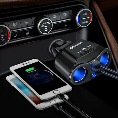 Bluetooth 5.0 Wireless Handsfree Car FM Transmitter MP3 Player Dual USB Charger# - Fresh Stock Dated December 2025