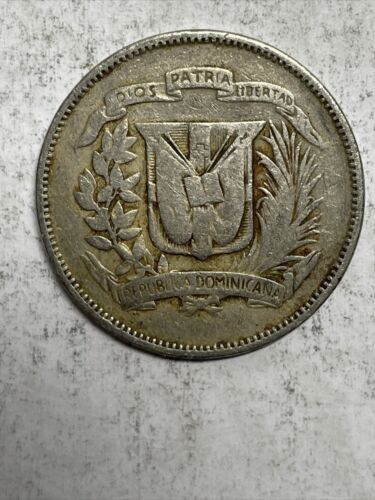 Dominican Republic 25 Centavos 1967 Item - Box 13 - Fresh Stock Dated December 2025