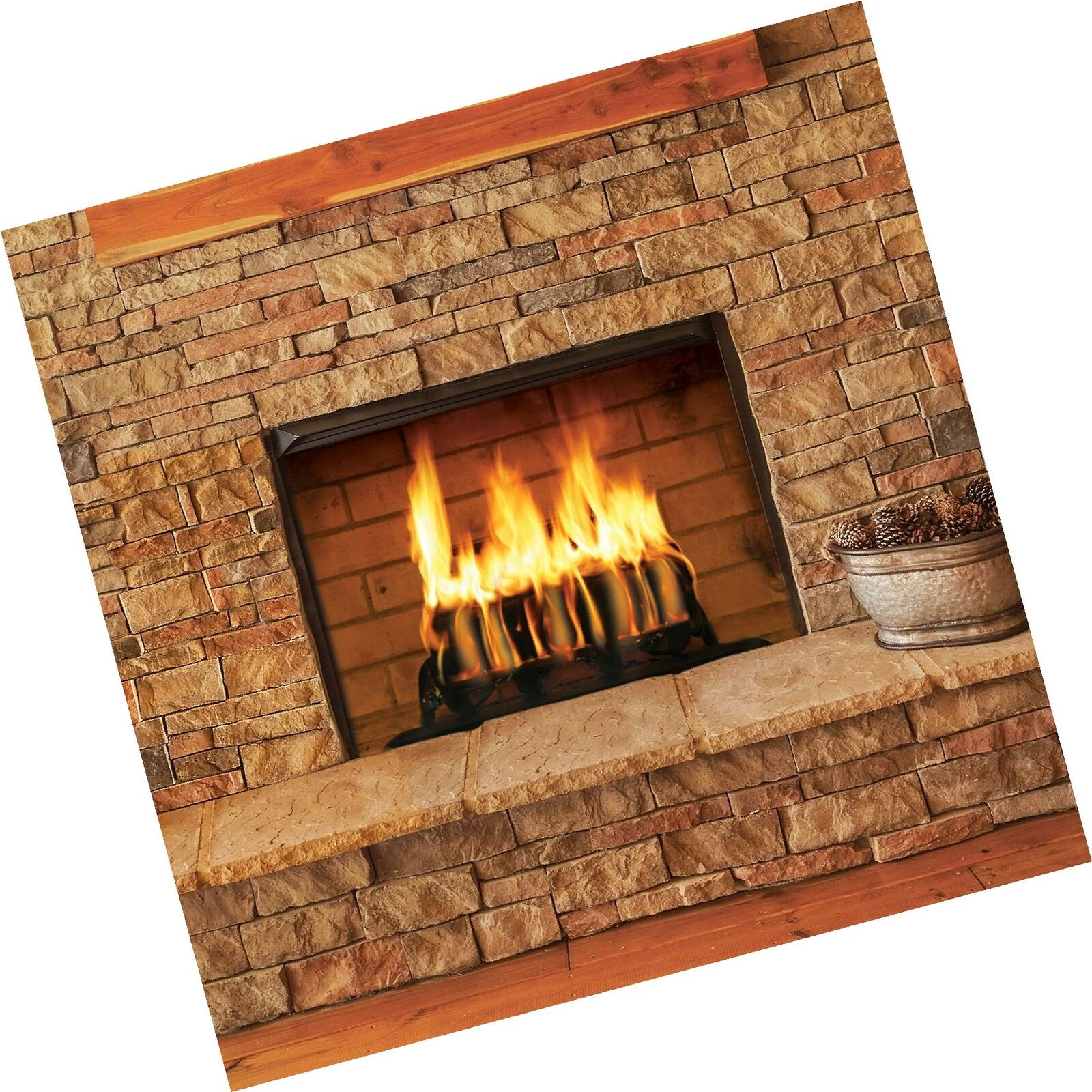 duraflame Crackleflame 4.5lb 3-hr Indoor/Outdoor Firelog, 4-pack - Fresh Stock Dated January 2026