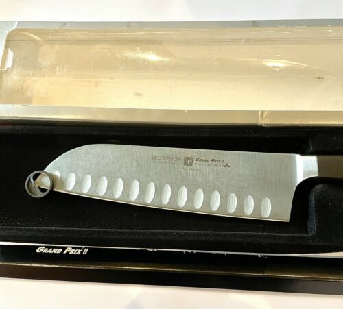 Wusthof Grand Prix II 7 Inch Hollow Edge Santoku Knife 4175-7 New/Read - Fresh Stock Dated January 2026
