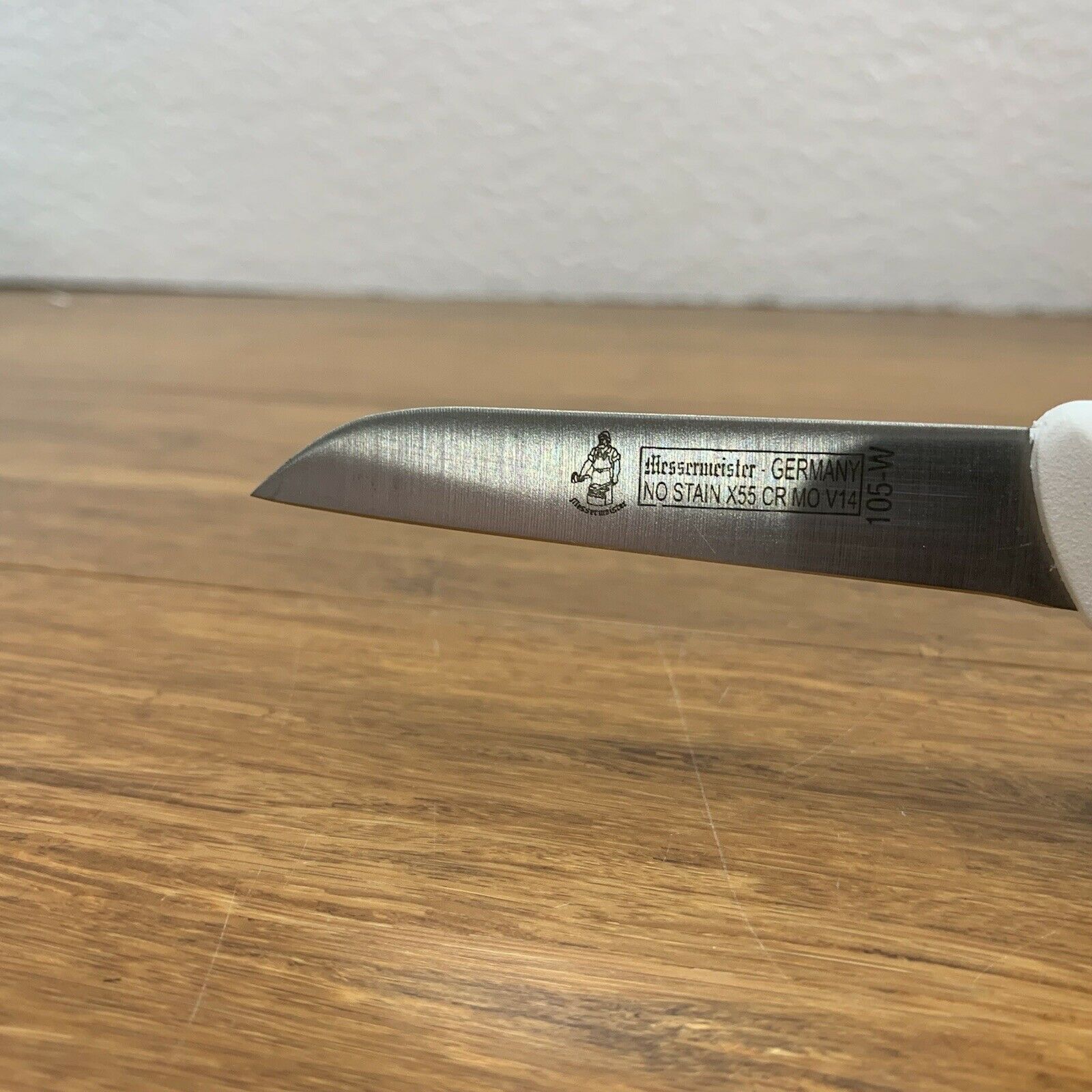 MESSERMEISTER 105-W CHEF KITCHEN PARING KNIFE Stainless Steel White Handle - Fresh Stock Dated February 2026