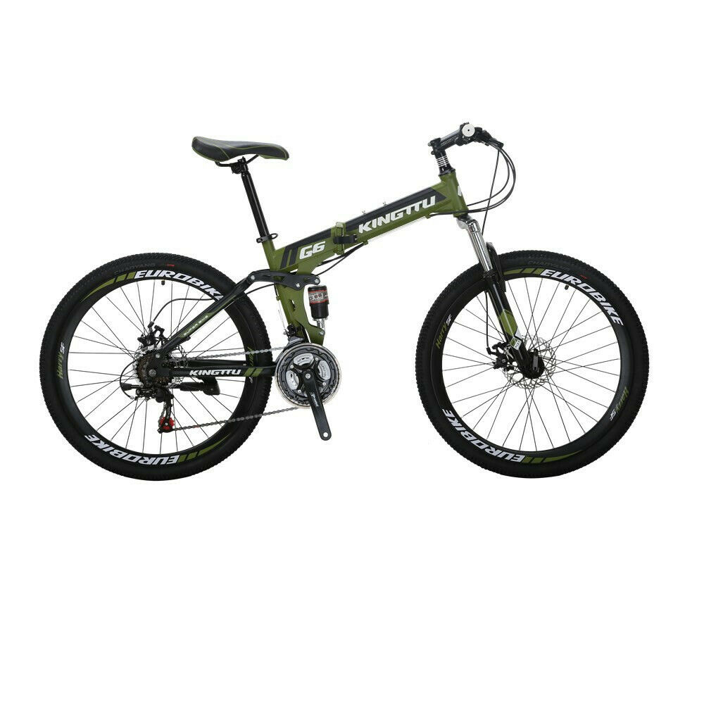 26''Folding Mountain Bike Full Suspension Shimano 21Speed for Adult - Fresh Stock Dated January 2026