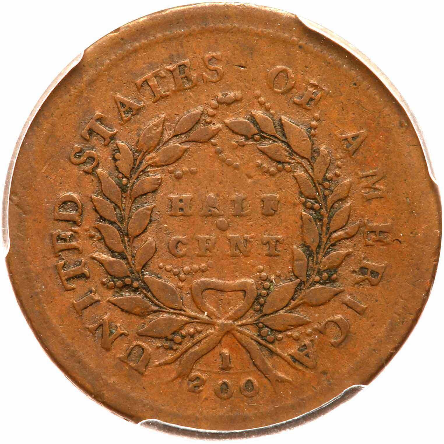 1793 C-3 R-3 PCGS VF 20 Liberty Cap Half Cent Coin 1/2c - Fresh Stock Dated December 2025