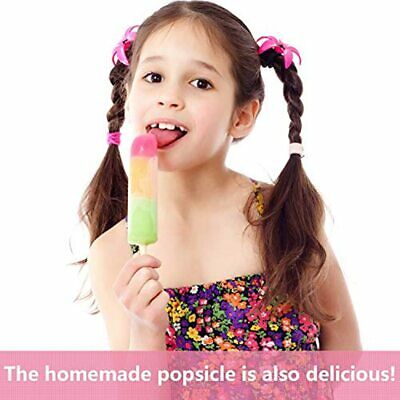 100 Pieces Popsicle Bags Ice Cream Clear Plastic And Wooden Sticks For DIY (4.49 - Fresh Stock Dated February 2026