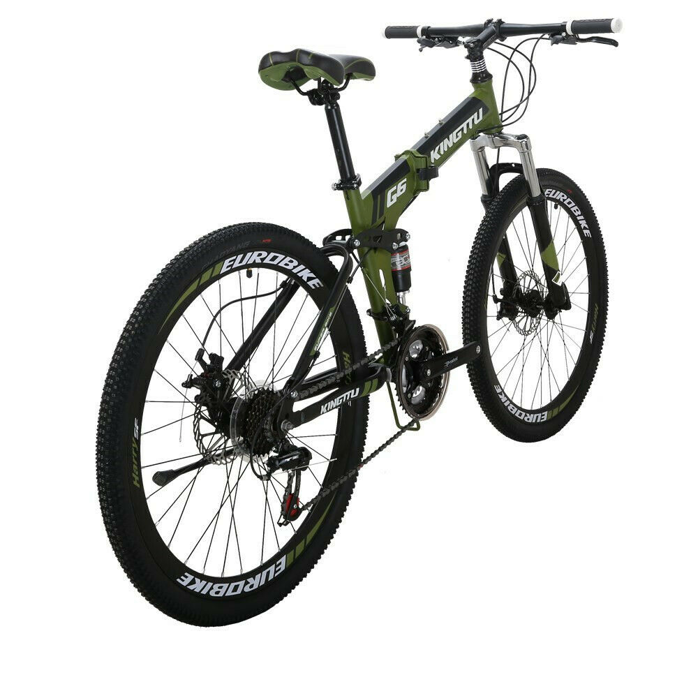 26''Folding Mountain Bike Full Suspension Shimano 21Speed for Adult - Fresh Stock Dated January 2026