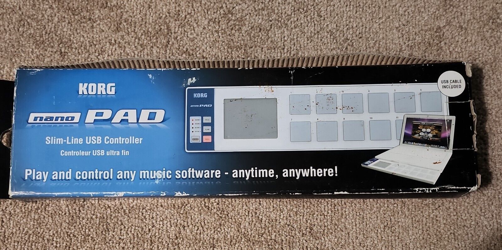 Korg nanoPAD nano PAD Slim MIDI & Nano Kontrol Lot. Bundle - Fresh Stock Dated December 2025