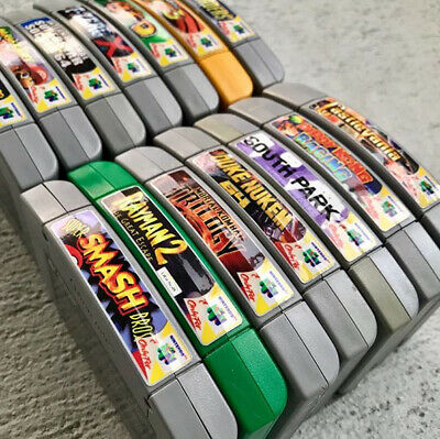Nintendo 64 N64 End Labels All 296 Custom Game Stickers + homebrew, Variants - Fresh Stock Dated January 2026