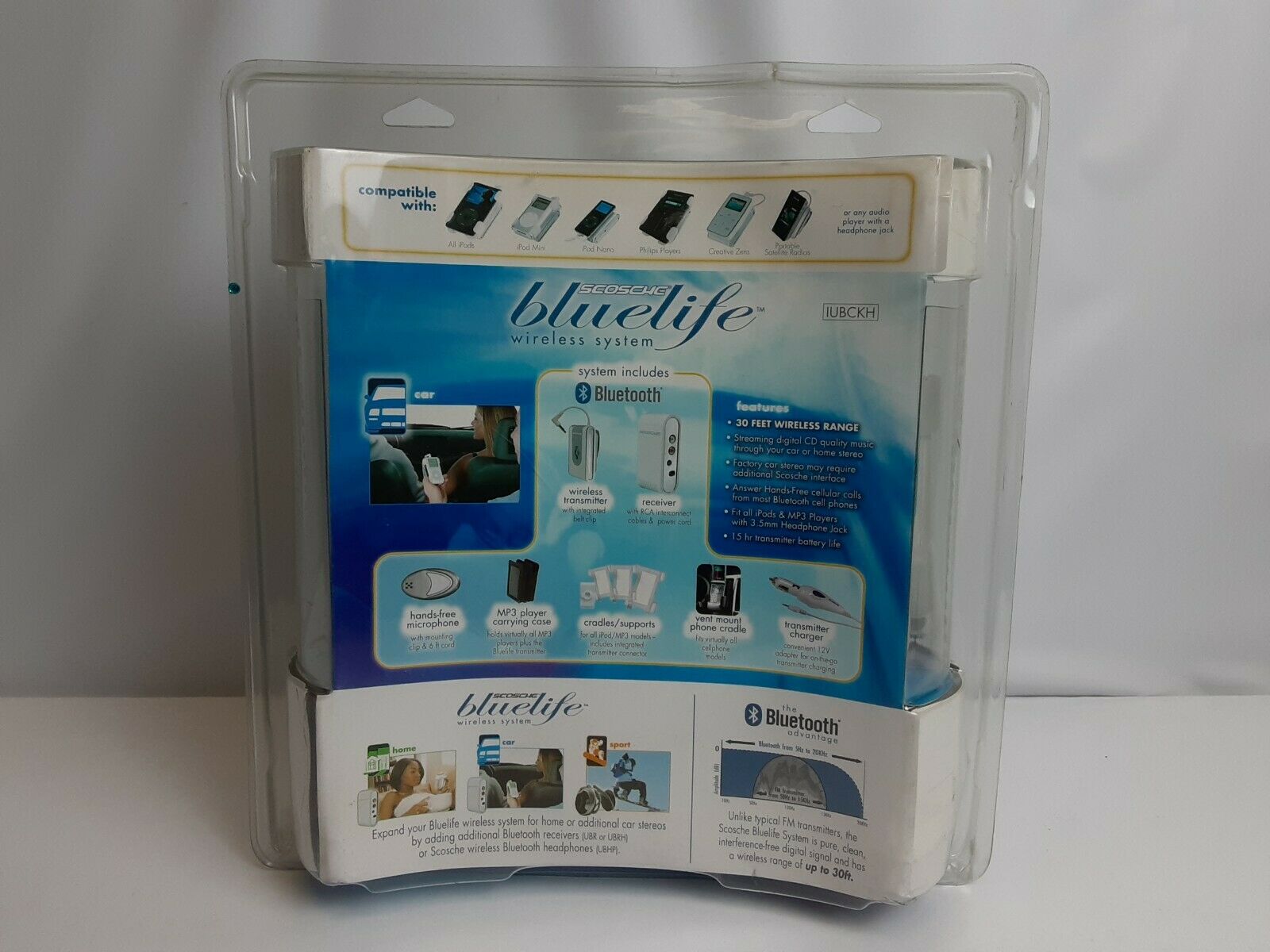 SCOSCHE IUBCKH BLUELIFE WIRELESS SYSTEM (BLUETOOTH) aftermarket car kit - Fresh Stock Dated December 2025