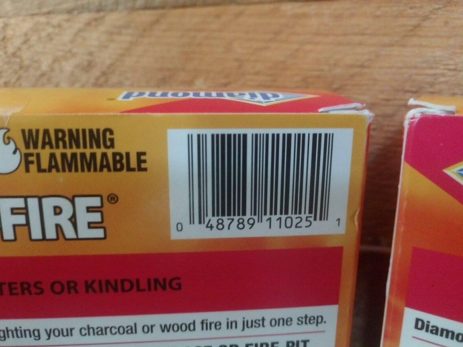 TWO Diamond Strike-A-Fire Boxes Total of 96 Fire Starters - Fresh Stock Dated December 2025