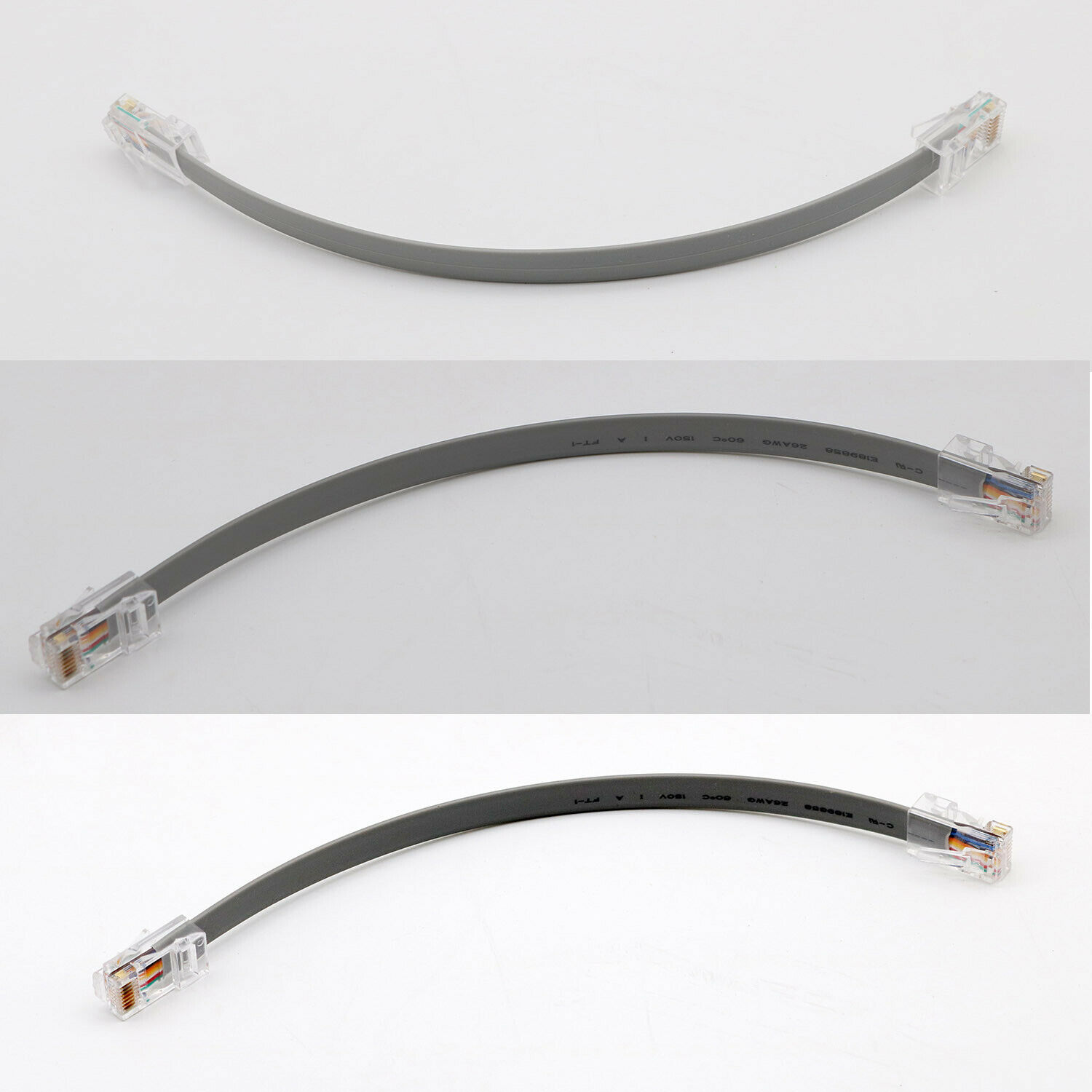 1x Cat5E Ethernet Cable Lan Network RJ45 Flat Patch Internet Cable for PC Laptop - Fresh Stock Dated December 2025