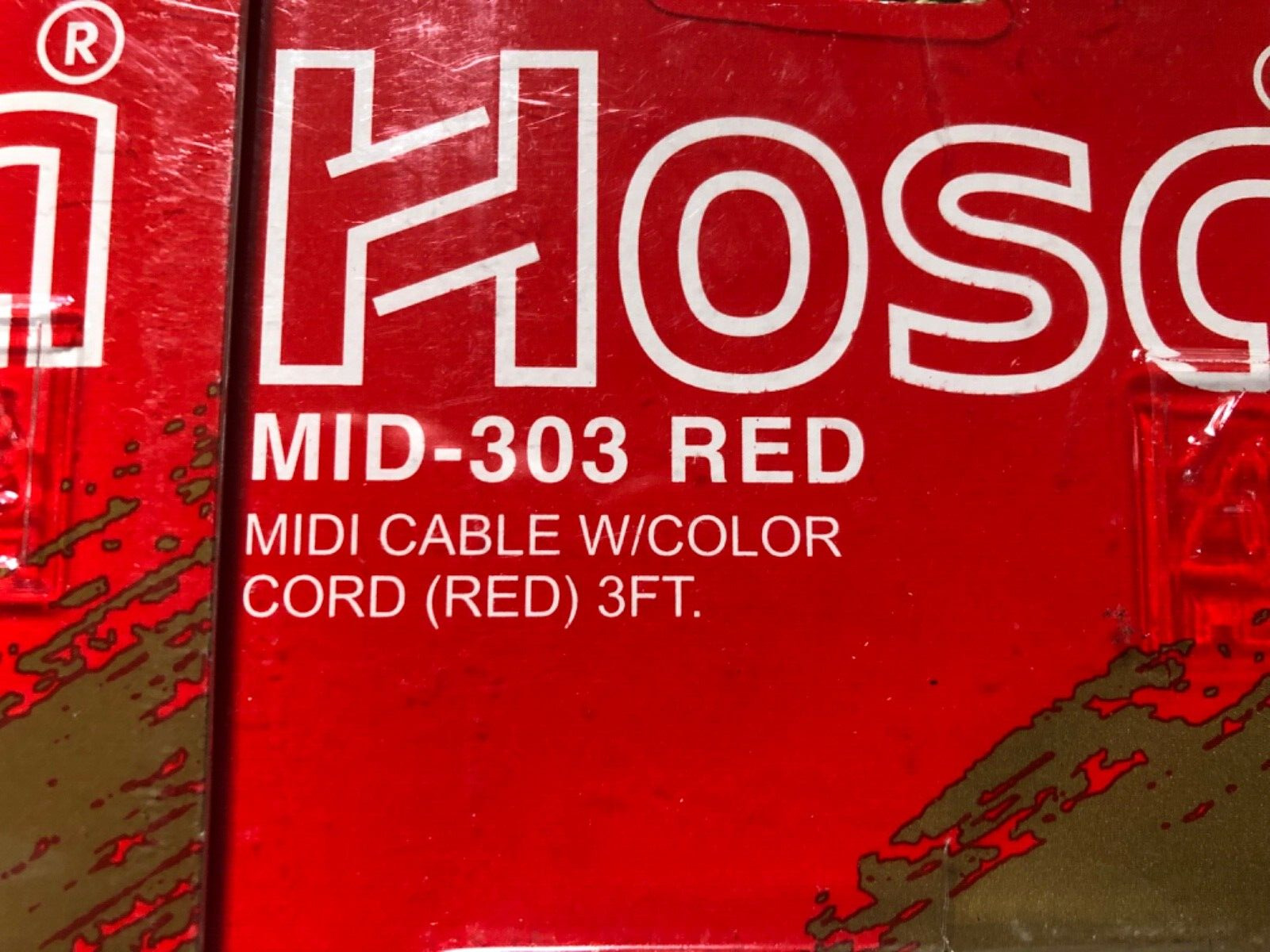 4 pack of MID-303 5 pin three foot midi cables - Fresh Stock Dated December 2025