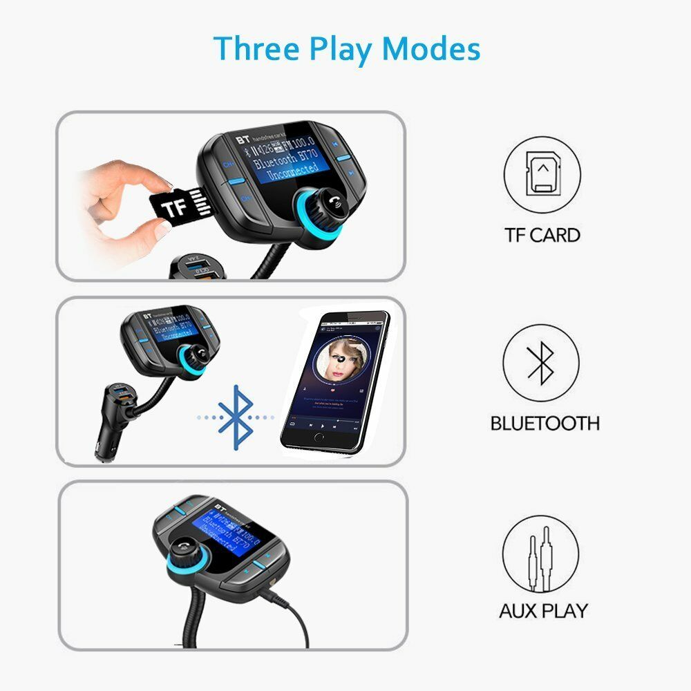 Bluetooth FM Transmitter - Fresh Stock Dated December 2025