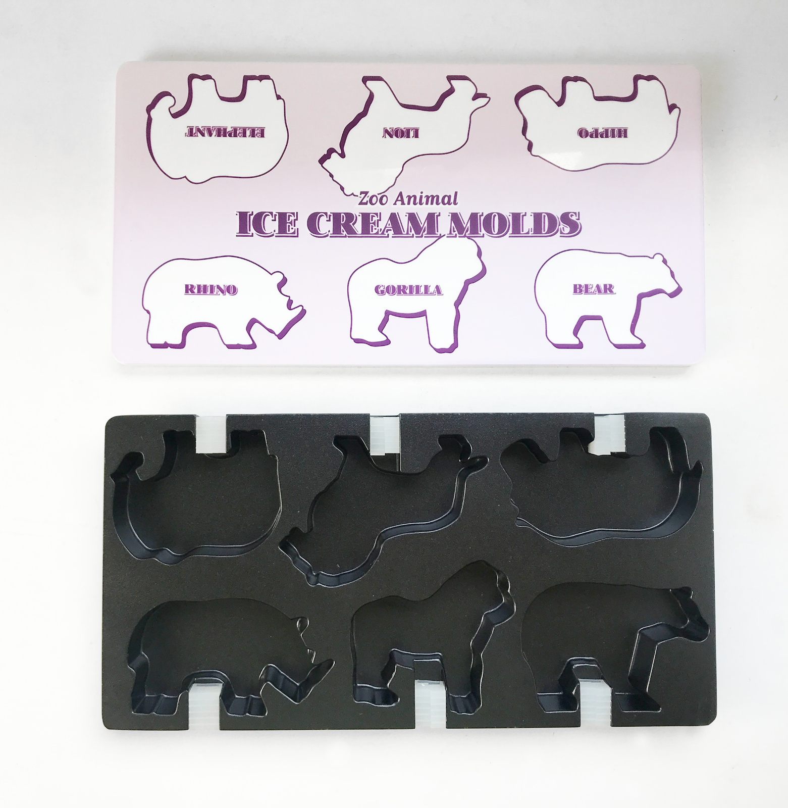 Williams Sonoma Zoo Animal Ice Cream Molds Stainless Steel OPEN BOX - Fresh Stock Dated February 2026