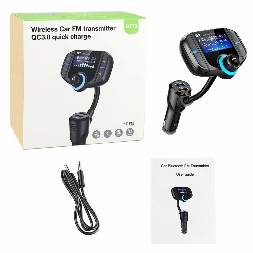 Bluetooth FM Transmitter - Fresh Stock Dated December 2025