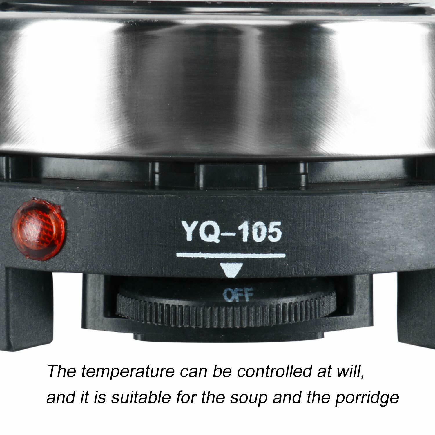 110V 500W Portable Small Electric Stove Countertop 5.5