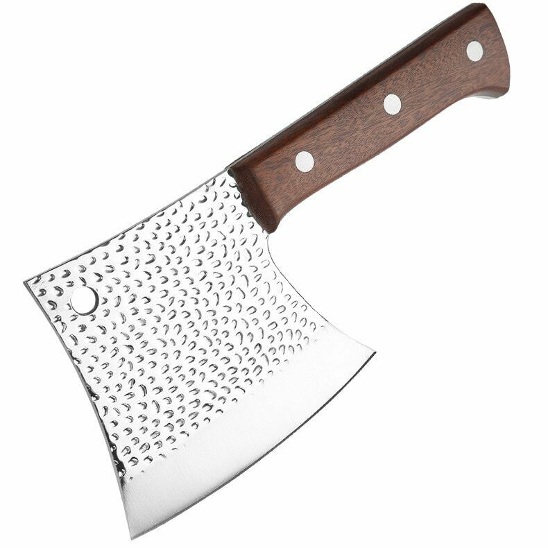 Chef Butcher Knife Bone Chopping Stainless Steel Forged Cleaver Kitchen Knife - Fresh Stock Dated January 2026