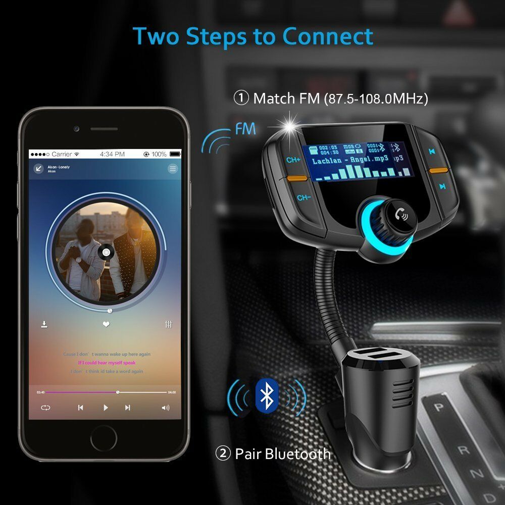 Bluetooth FM Transmitter - Fresh Stock Dated December 2025