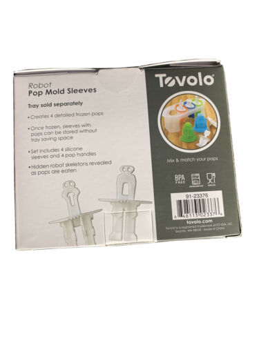 Tovolo Robot Pop Mold Popsicle Sleeves NEW - Fresh Stock Dated February 2026