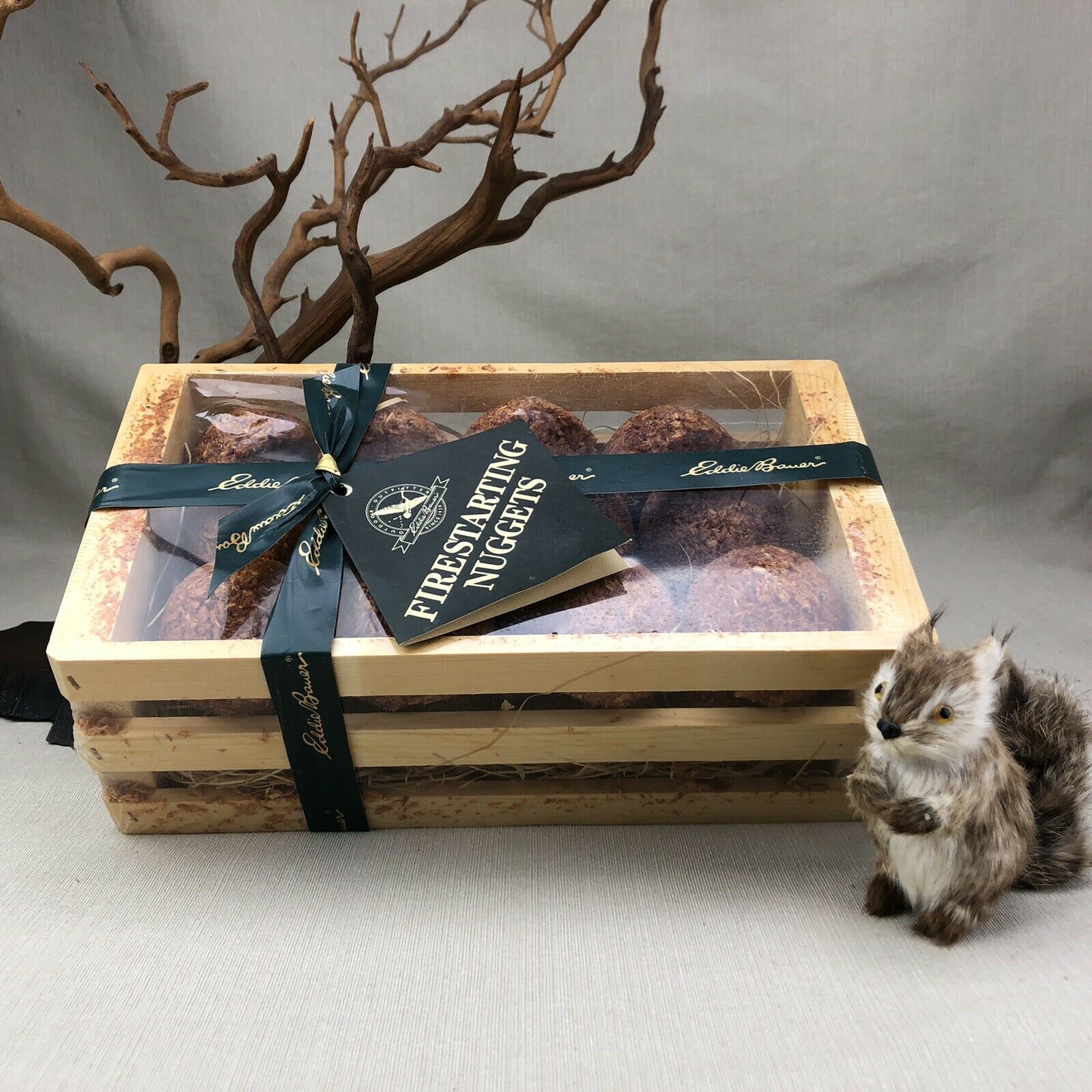 Eddie Bauer Lighting Nuggets Crate Fire Starters for Grills Campfires Fire Pits - Fresh Stock Dated December 2025